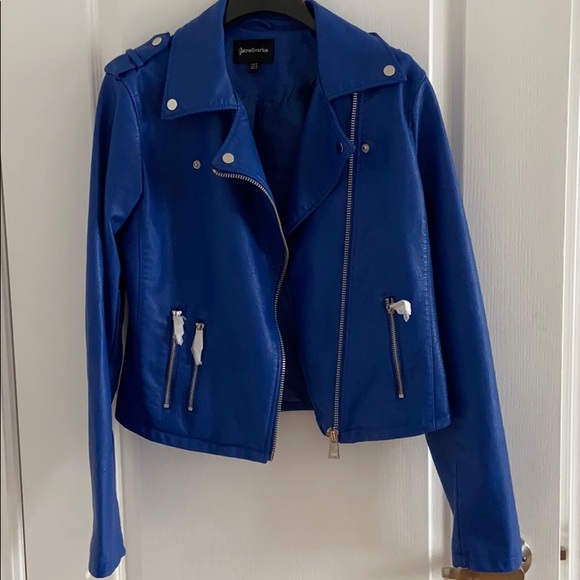NWOT Stradivarius Vegan Faux Leather Jacket - Picture 4 of 6